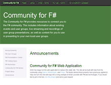 Tablet Screenshot of c4fsharp.net